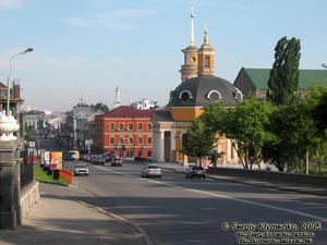 Фото Киева. С Владимирского спуска на Почтовую площадь и Подол.