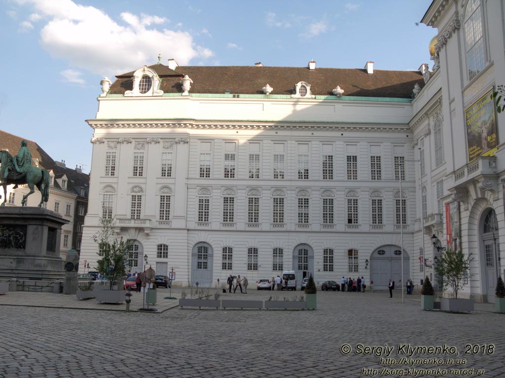 Вена (Vienna), Австрия (Austria). Фото. Josefsplatz (Hofburg Wien).