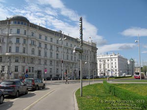 Вена (Vienna), Австрия (Austria). Фото. Вдоль Lothringerstraße.