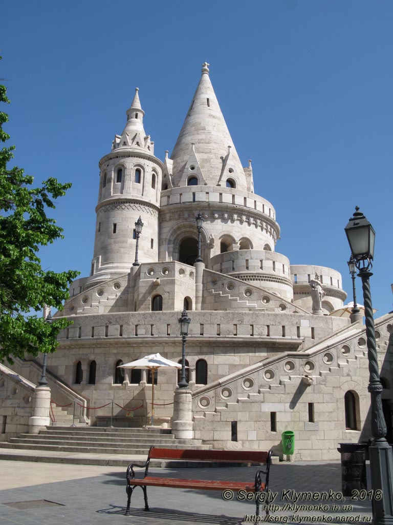 Будапешт (Budapest), Венгрия (Magyarország). Фото. Буда. Северный Рыбацкий бастион (Északi Halászbástya).