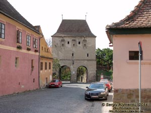 Румыния (România), город Сигишоара (Sighişoara). Фото. Башня Портных (Turnul Croitorilor).