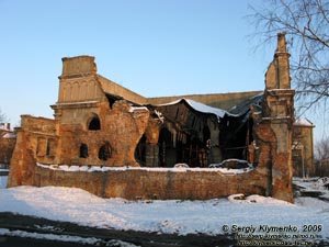 Броды. Фото. Большая синагога (руины), памятник архитектуры, 1742 год.