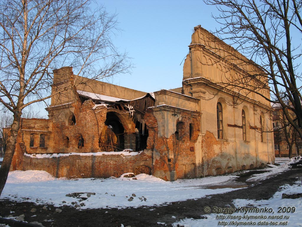 Броды. Фото. Большая синагога (руины), памятник архитектуры, 1742 год.