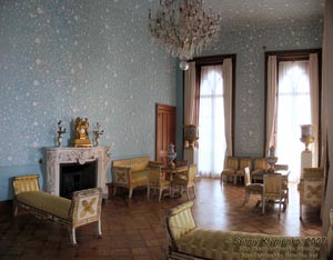 Алупка. Воронцовский дворец. Голубая гостиная. Общий вид.