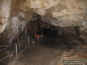 Пещера «Мраморная». Галерея «Тигровый ход».