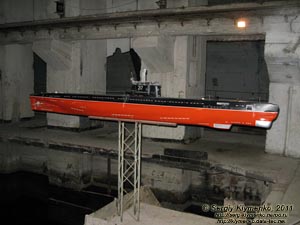 Крым. Фото. Военно-морской музейный комплекс «Балаклава». Макет средней подводной лодки проекта 613.