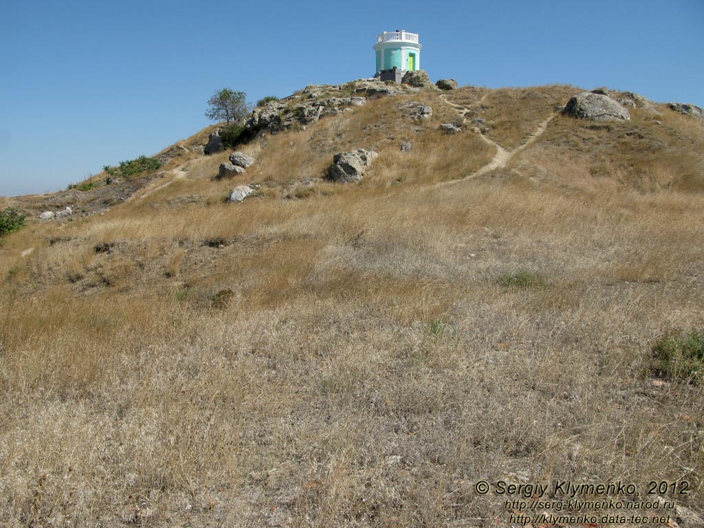 Крым, Керчь. Фото. Городище Пантикапей на горе Митридат.