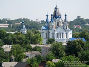 Каменец-Подольский. Фото. Церковь Св. Георгия, вторая половина XIX века. Вид со стороны Старого Замка.