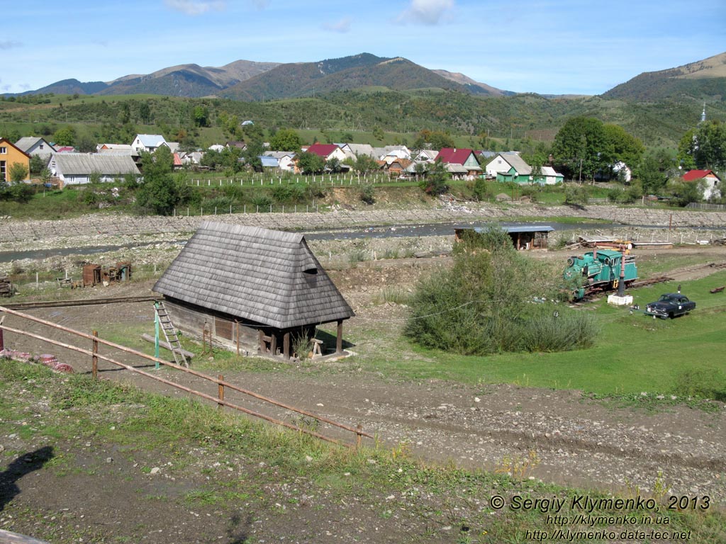 Закарпатская область, Колочава. Фото. Музей-скансен «Старое село». Водяная мельница.