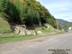 Закарпатская область, Колочава. Фото. «Линия Арпада», общий вид укреплений.