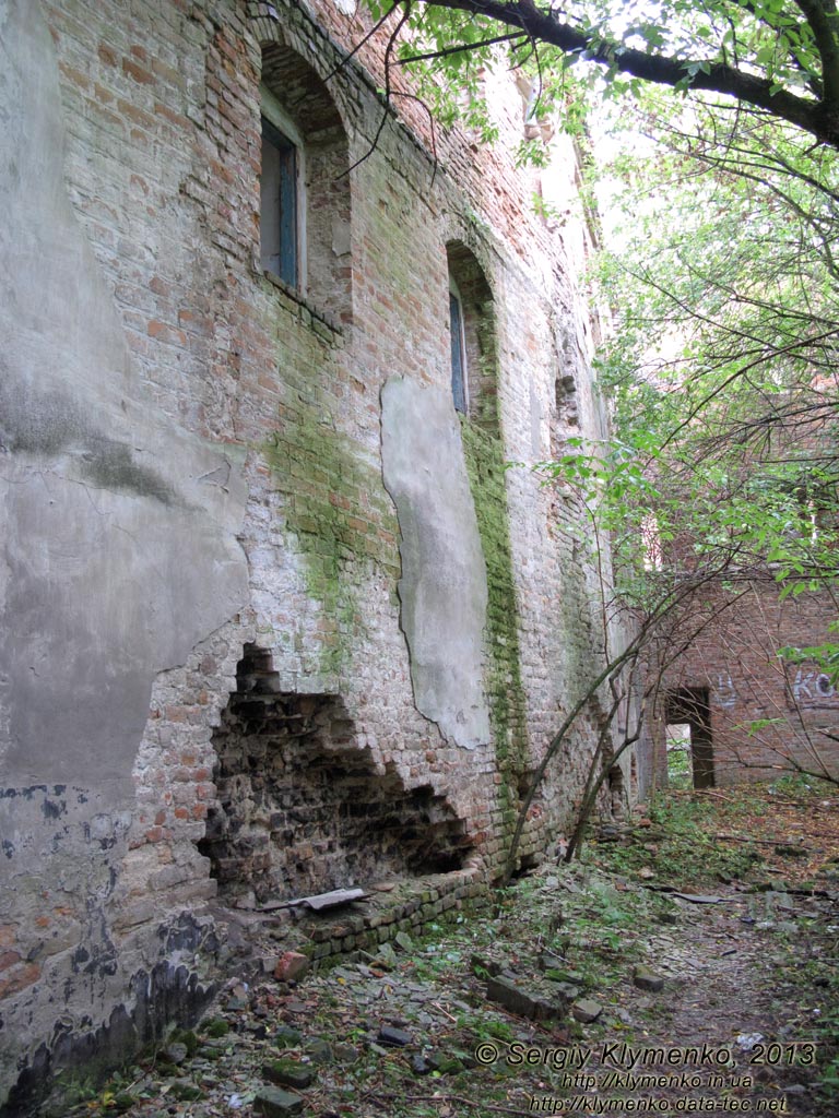 Ровенщина. Клевань. Фото. Северный бастион замка Чарторыйских, вид изнутри крепости.