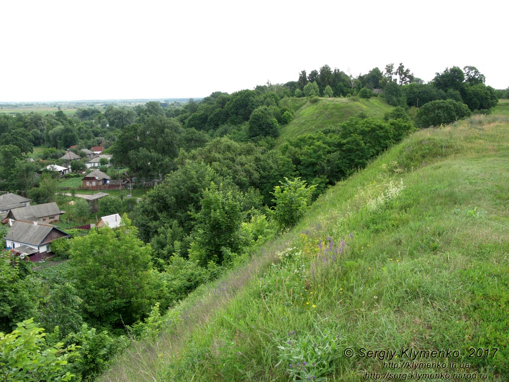 Черниговская область. Фото. Любеч. Вид с вершины Замковой горы (51°42'35"N, 30°39'36"E).