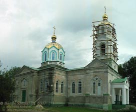 Миргород, Полтавская область. Фото. Свято-Успенская церковь, 1887 год.
