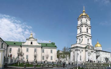 Почаев. Панорама Почаевской Лавры от Успенского собора.
