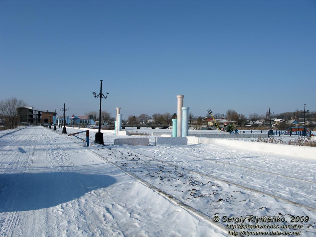 Подолье. Староконстантинов. Фото. Упряжка Нептуна зимой (в устье речки Икопоть).