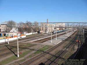 Тернополь. Фото. Железнодорожный вокзал, апрель 2007