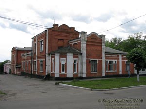 Умань. Фото. По улицам Умани, здание больницы (угол улиц Садовая и Пушкина).