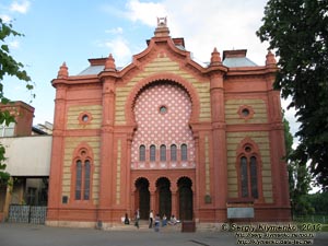 Ужгород. Фото. Бывшая синагога, ныне - Закарпатская областная филармония (пл. Театральная, 10).