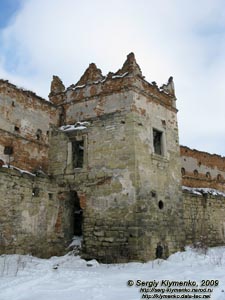 Львовская область. Старое Село. Фото. Замок в Старом Селе. Северо-западная башня. Вид изнутри замка.