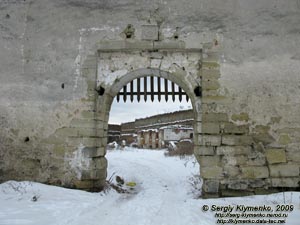 Львовская область. Старое Село. Фото. Замок в Старом Селе. Ворота в северо-западной стене.