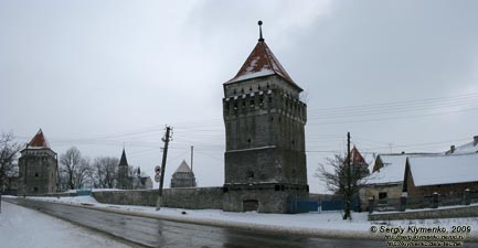 Тернопольская область. Скалат. Фото. Замок в Скалате. Вид с севера.